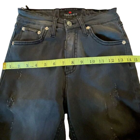 DSQUARED2 Y2K Jeans Denim Skinny Distressed Deadstock Mid-Rise - Picture 10 of 14